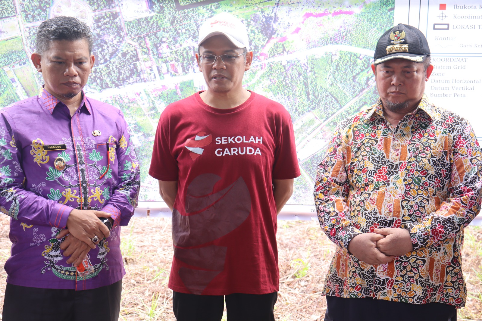 Bupati dan Wabup Katingan Terima Kunjungan Dirjen Saintek Kemendiksti, Tinjau Lokasi Rencana Pembangunan SMA Unggul Garuda Baru