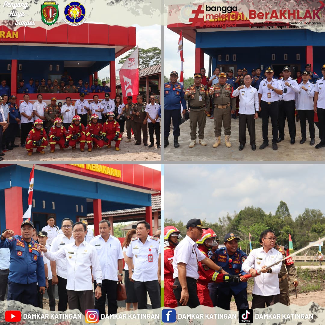Peresmian Pos Pemadam Kebakaran Kereng Humbang Oleh Bupati Katingan