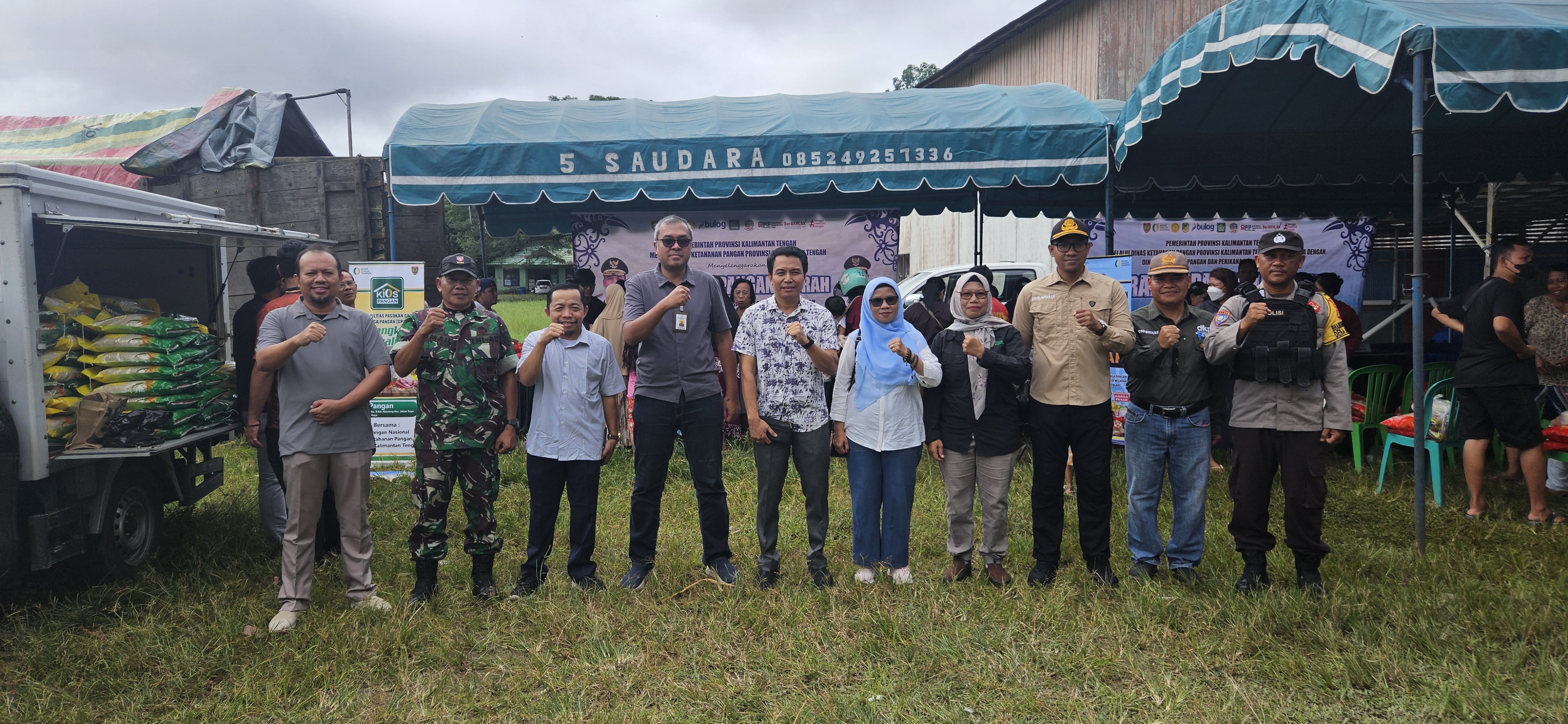 Foto bersama jajaran Forkopimda, BPN dan Lurah