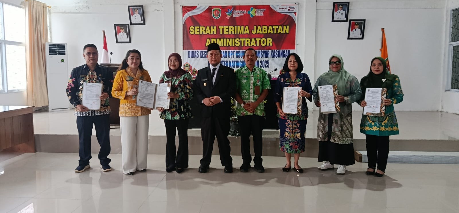 Serah Terima Jabatan Direktur BLUD RSUD Mas Amsyar Kasongan