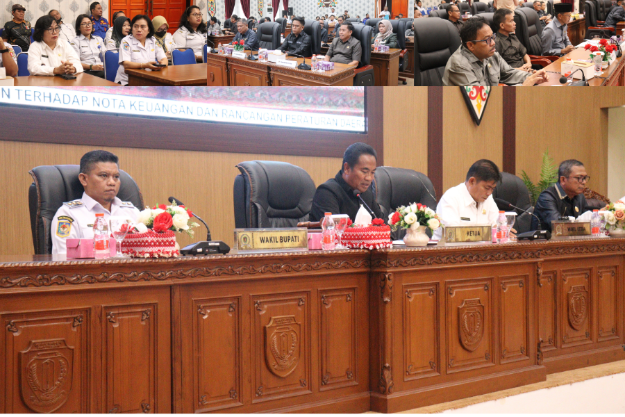 Wabup Katingan Hadiri Rangkaian Paripurna Pembahasan dan Penetapan APBD Katingan Tahun Anggaran 2026