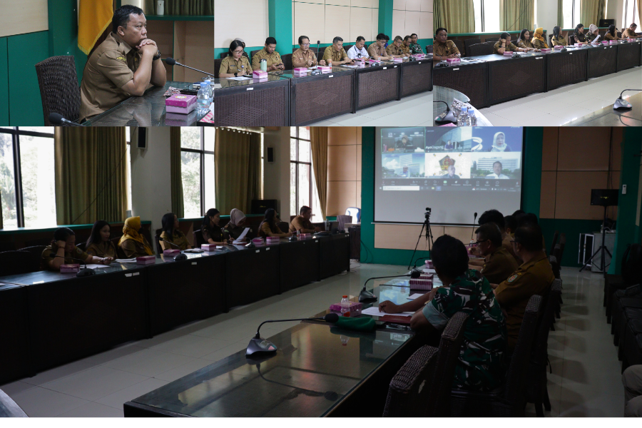 PEMKAB KATINGAN IKUTI RAPAT PENGENDALIAN INFLASI DAN PEMBAHASAN PERTUMBUHAN EKONOMI DAERAH TAHUN 2025 SECARA VIRTUAL