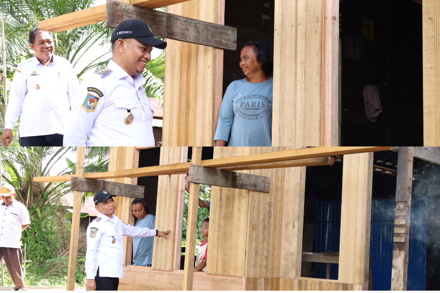 Wabup Katingan Tinjau Progres Program PKRTLH 2025 di Desa Asem Kumbang