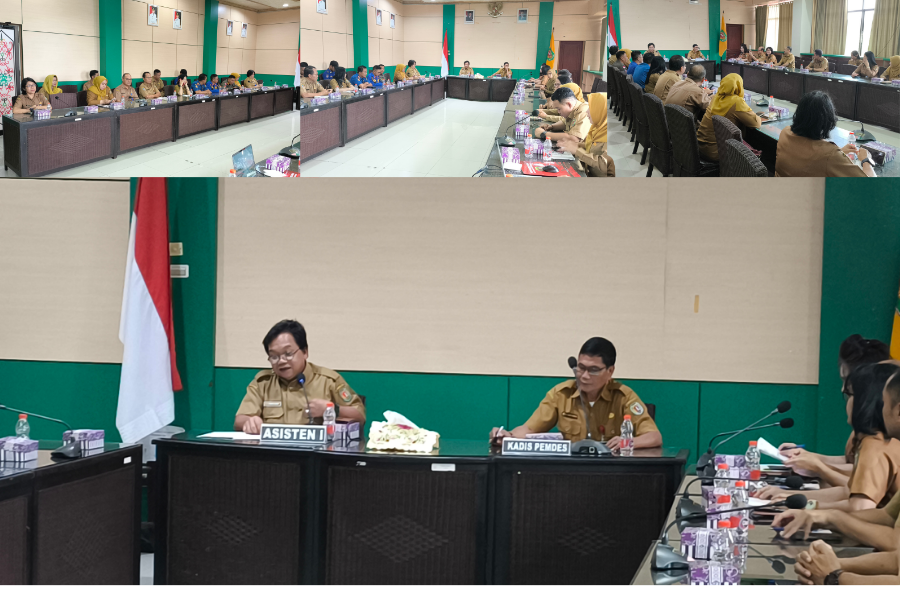 PEMERINTAH KABUPATEN KATINGAN GELAR RAPAT KOORDINASI IMPLEMENTASI ENAM SPM PELAYANAN POSYANDU