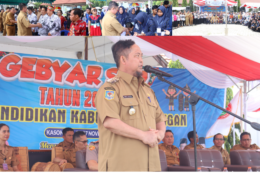 BUPATI KATINGAN HADIRI GEBYAR DAN PERINGATAN HARI GURU NASIONAL 2025 KABUPATEN KATINGAN