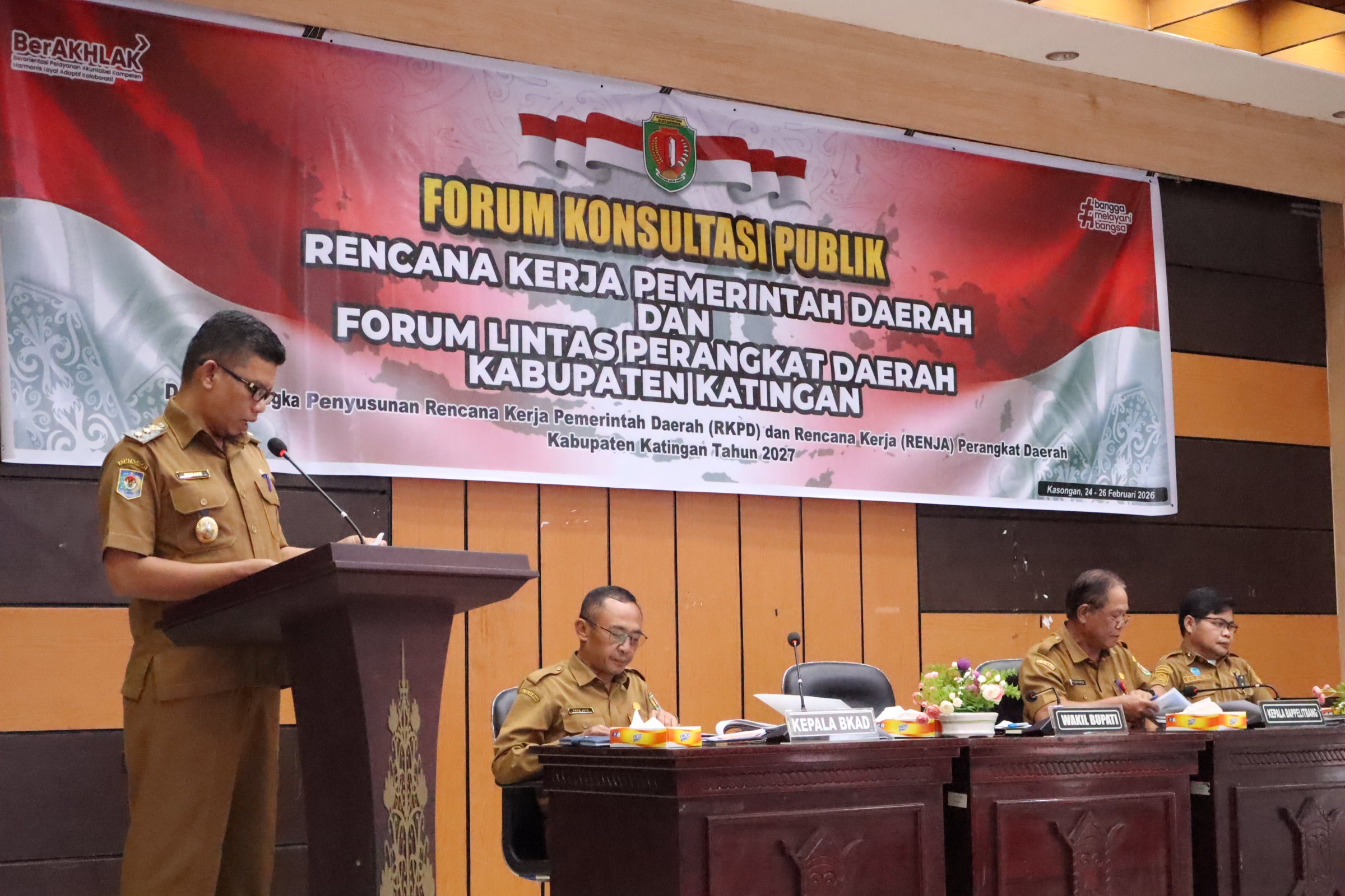 Wabup Firdaus Sampaikan Arahan Bupati pada Forum Konsultasi Publik RKPD 2027, Tekankan Sinkronisasi dan Efisiensi Anggaran