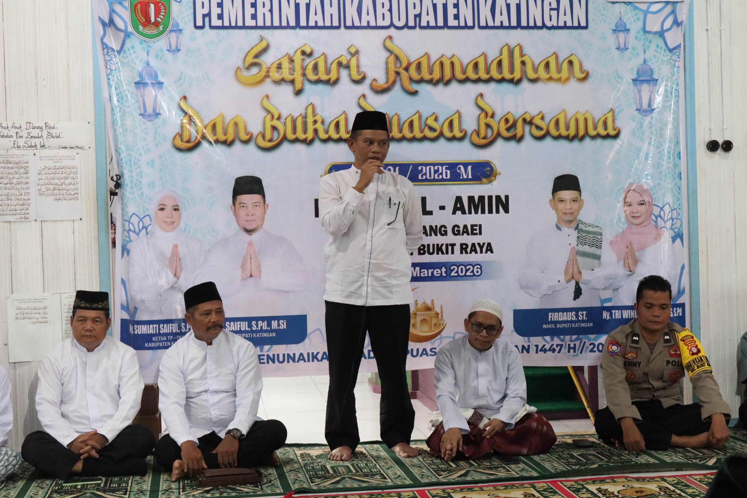Safari Ramadhan di Tumbang Gaei, Wakil Bupati Katingan Sampaikan Program Sekolah Rakyat untuk Warga Kurang Mampu