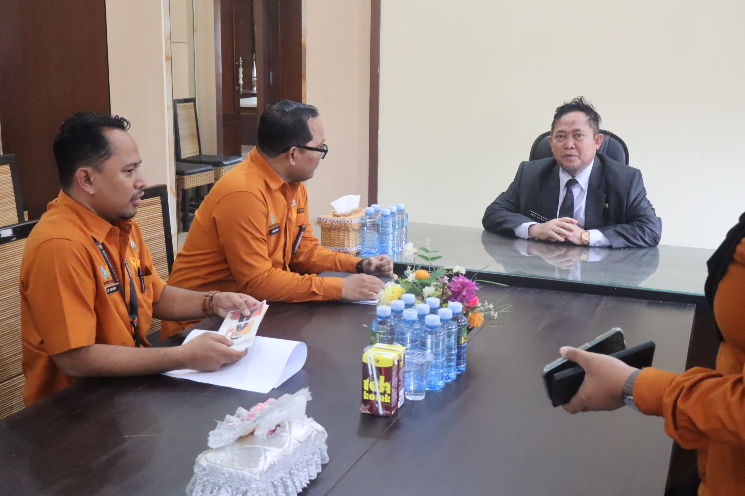 Bupati Katingan Saiful Terima Audiensi BPS Bahas Sensus Ekonomi 2026