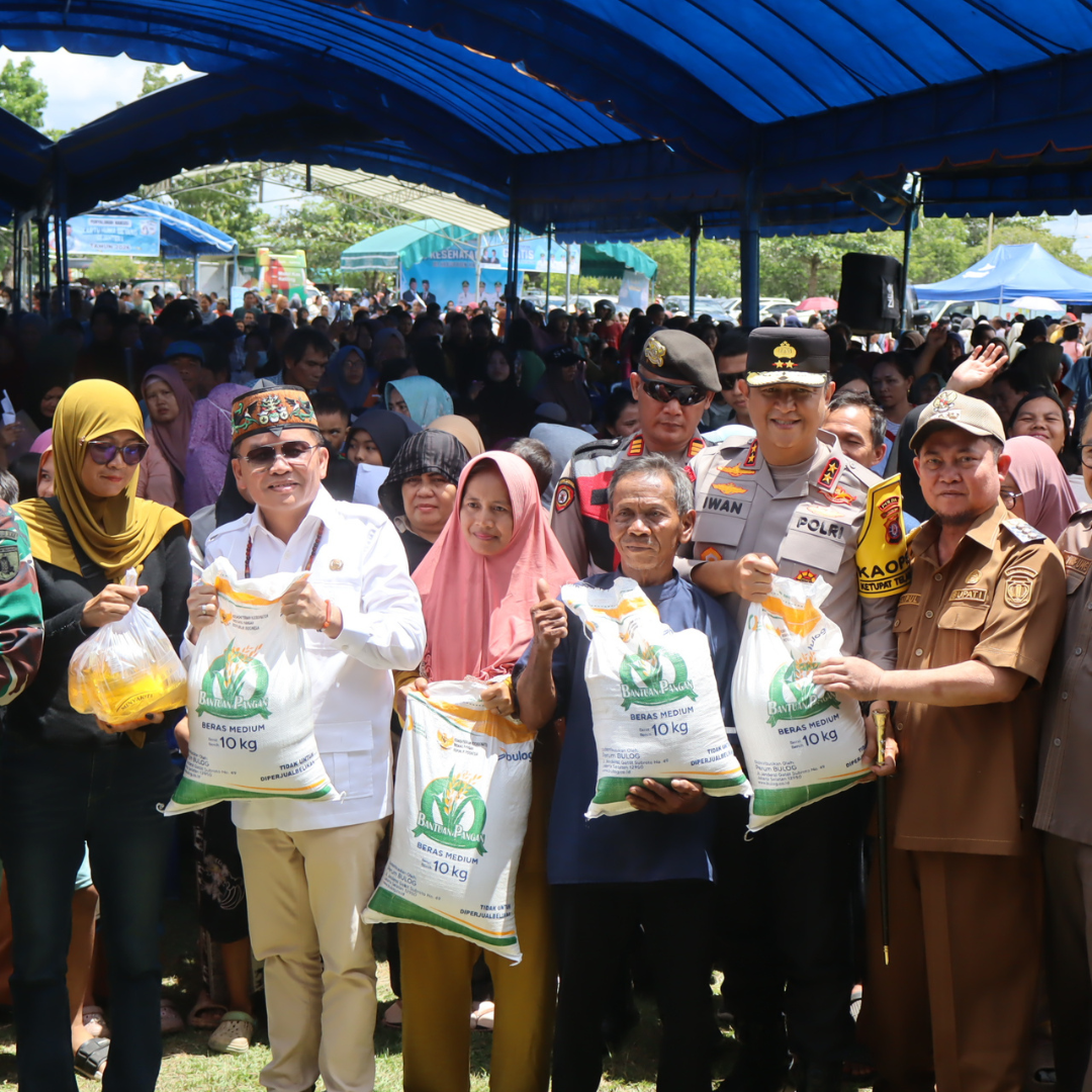 Warga Katingan Terbantu Bantuan Pangan dan Layanan Kesehatan Gratis