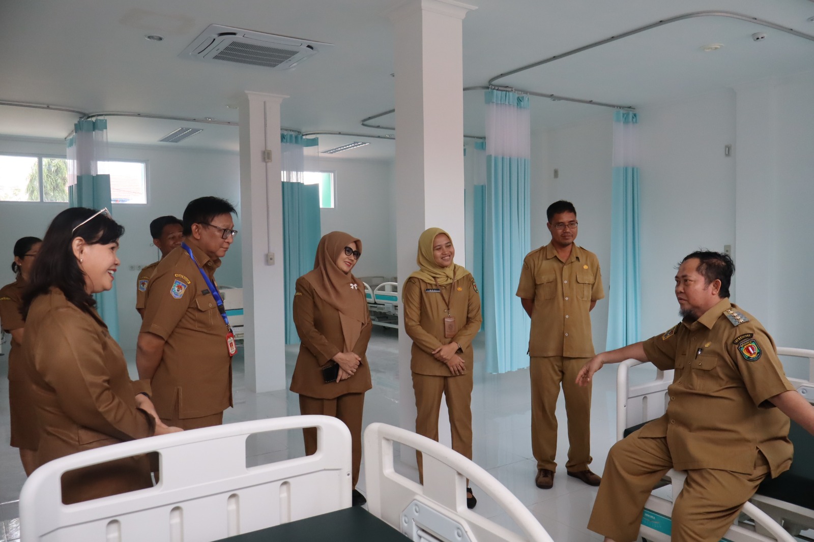 BUPATI KATINGAN TINJAU SARANA DAN PRASARANA GEDUNG IGD BARU RSUD MAS AMSYAR KASONGAN