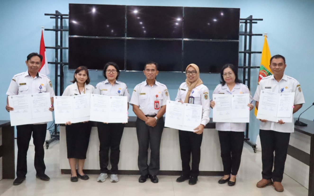 DISKOMINFOSTANDI KATINGAN GELAR PENANDATANGANAN PERJANJIAN KINERJA