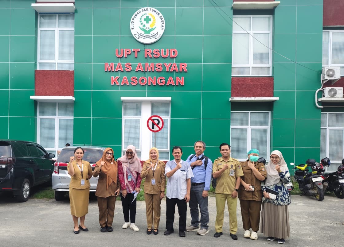 Direktur RSUD Mas Amsyar Sambut Kunjungan Kemenkes RI dalam Monev Alkes SIHREN