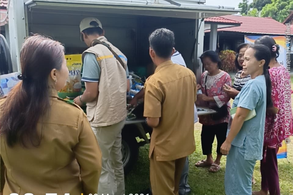 PEMKAB KATINGAN GELAR GERAKAN PANGAN MURAH DI KECAMATAN TEWANG SANGALANG GARING