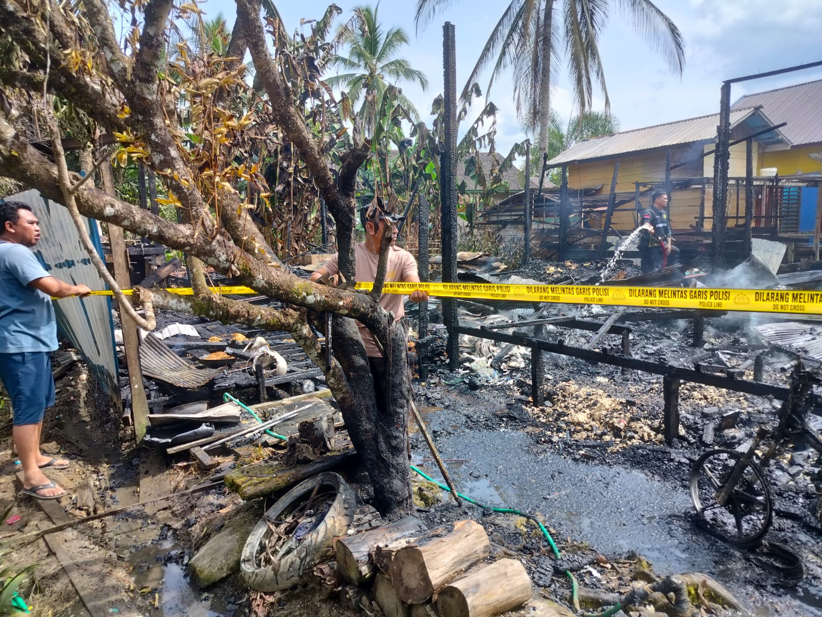Delapan Rumah di Desa Tumbang Pahanei Terbakar, 38 Jiwa Terdampak