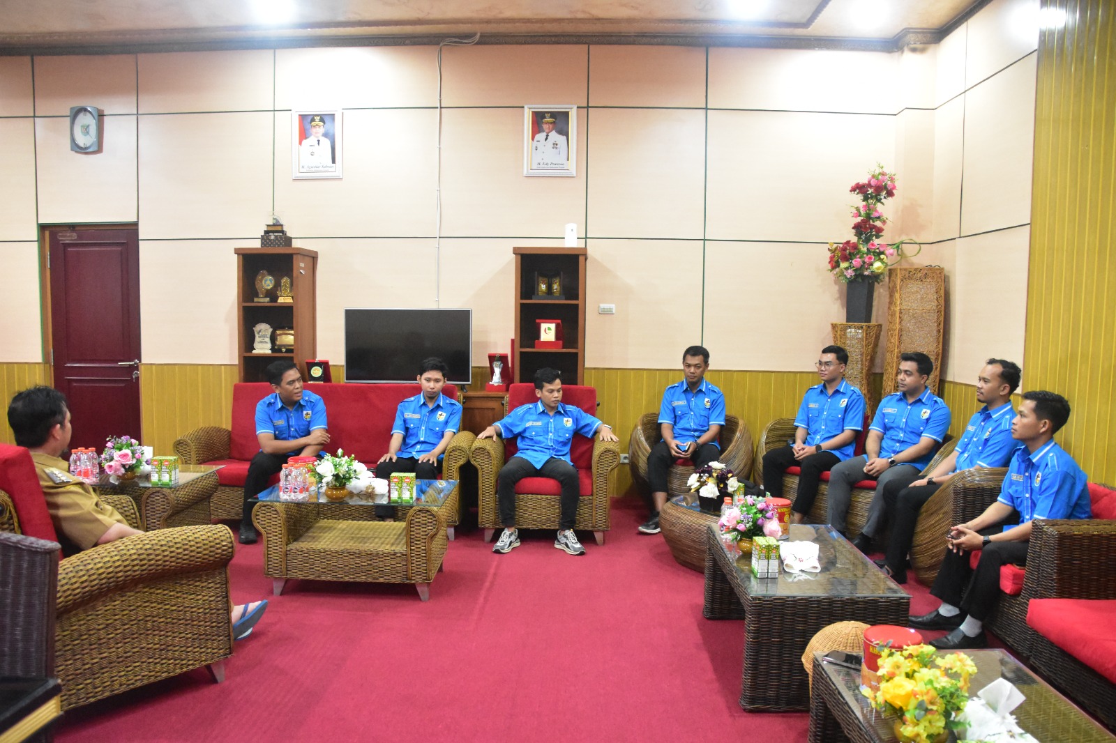 BUPATI KATINGAN TERIMA AUDIENSI KNPI, DORONG PERAN STRATEGIS PEMUDA DALAM PEMBANGUNAN DAERAH