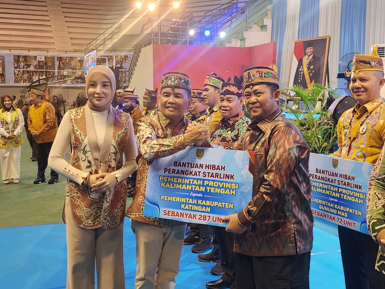 Katingan Terima 287 Perangkat Starlink untuk Perkuat Layanan Publik di Wilayah Blankspot