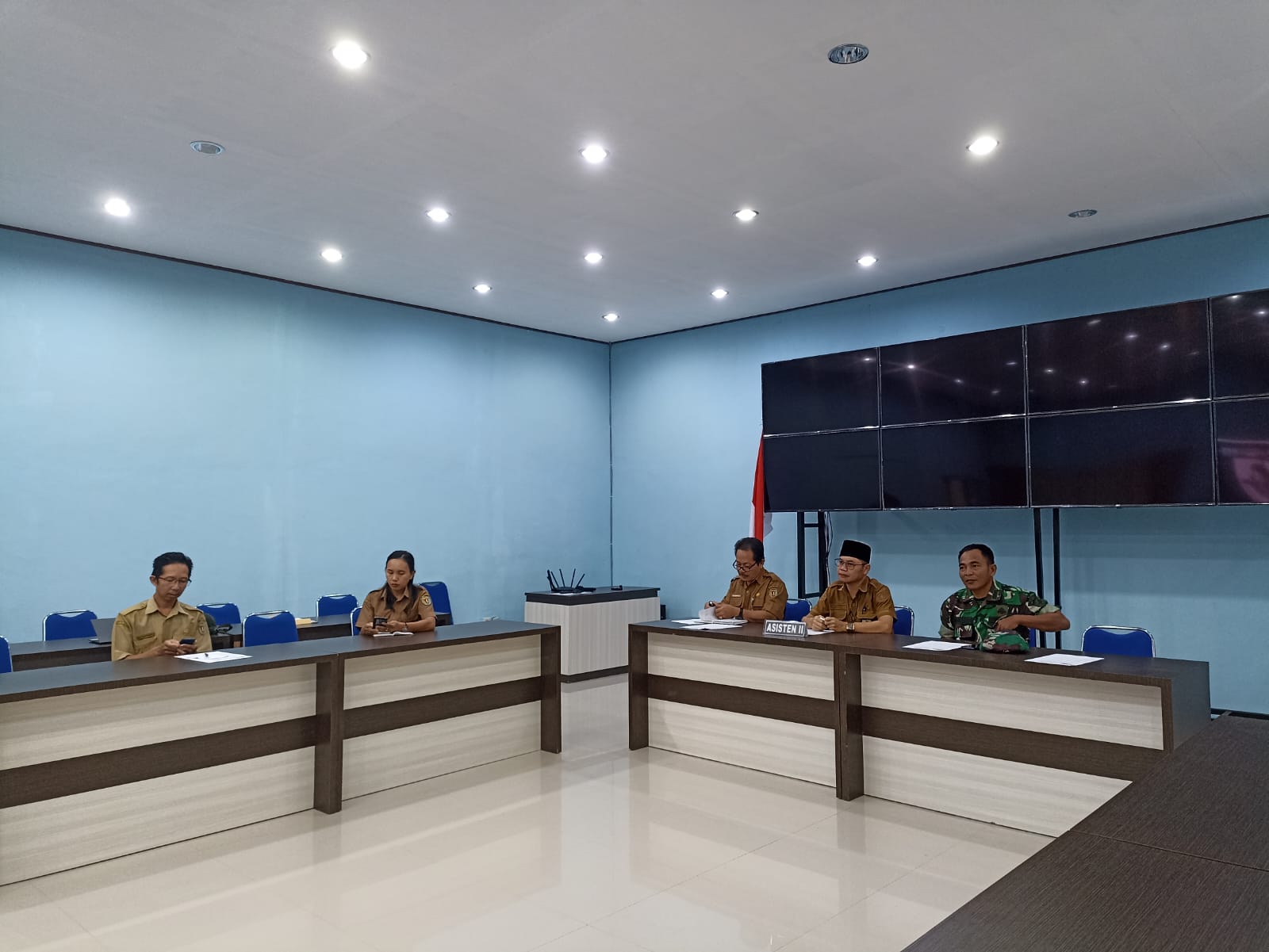 Asisten II Sekda Kab. Katingan Mengikuti Rakor Pengendalian Inflasi