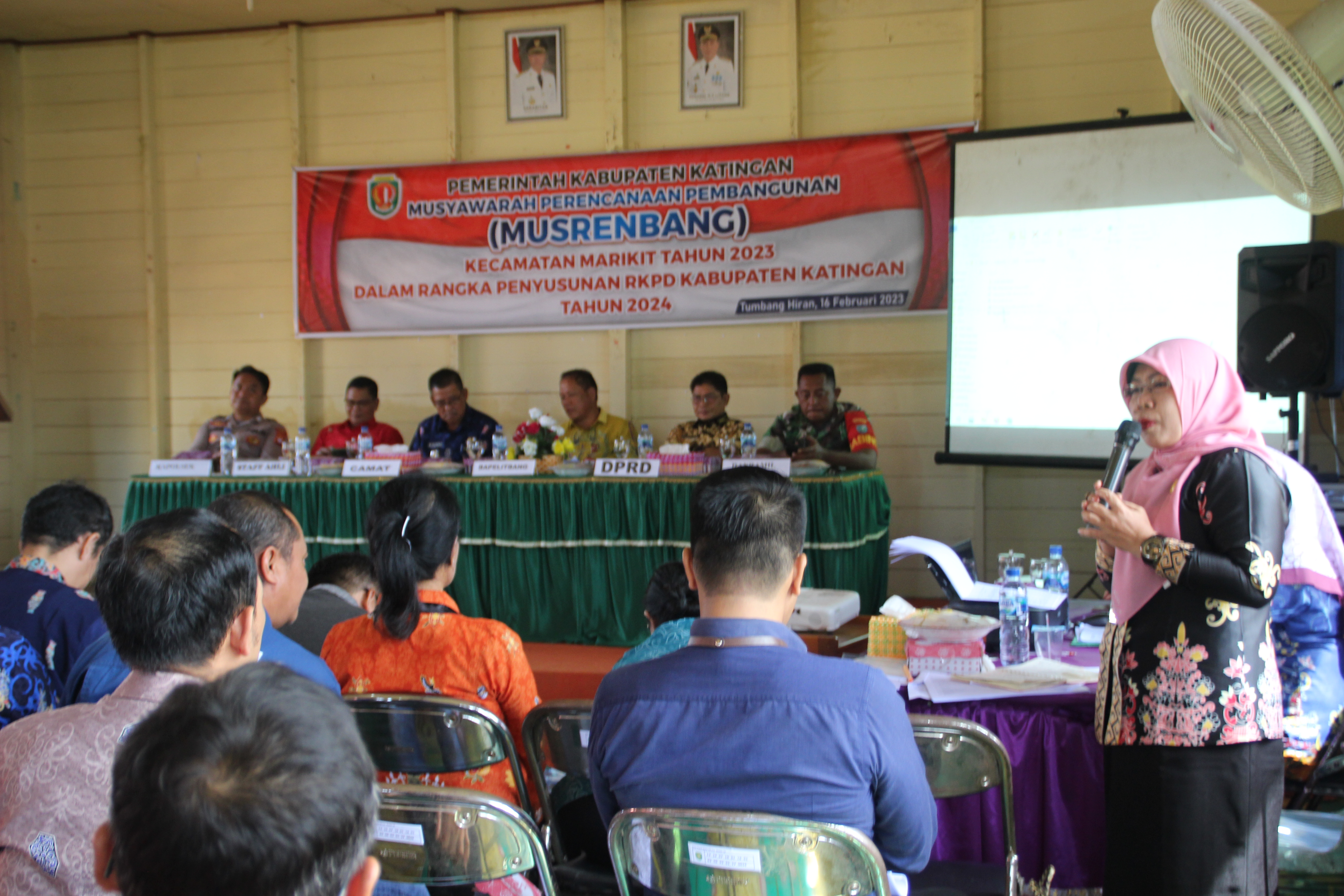 Gambar Acara Kegiatan Musrenbang di Kecamatan Marikit
