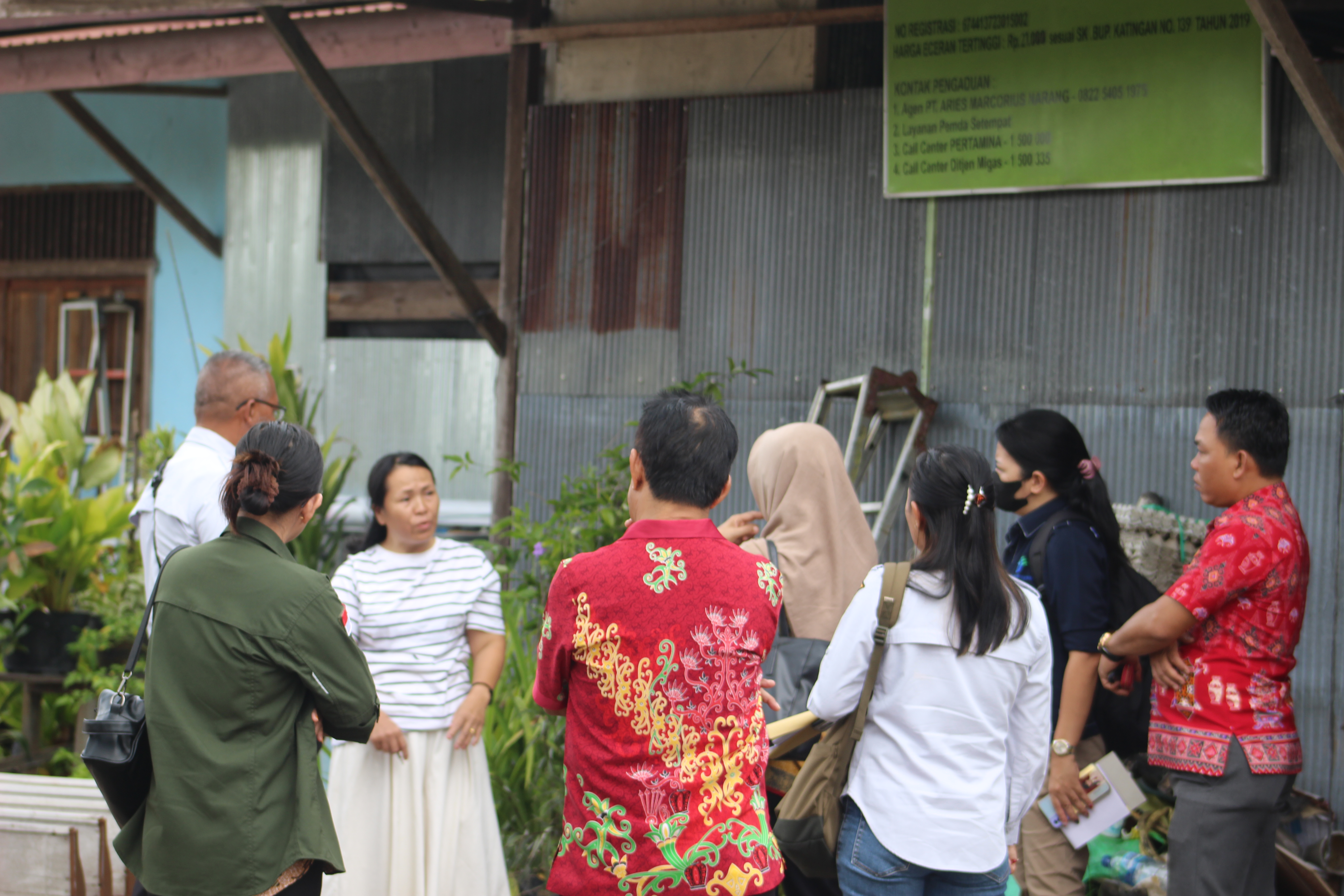 TIm saat melakukan sidak