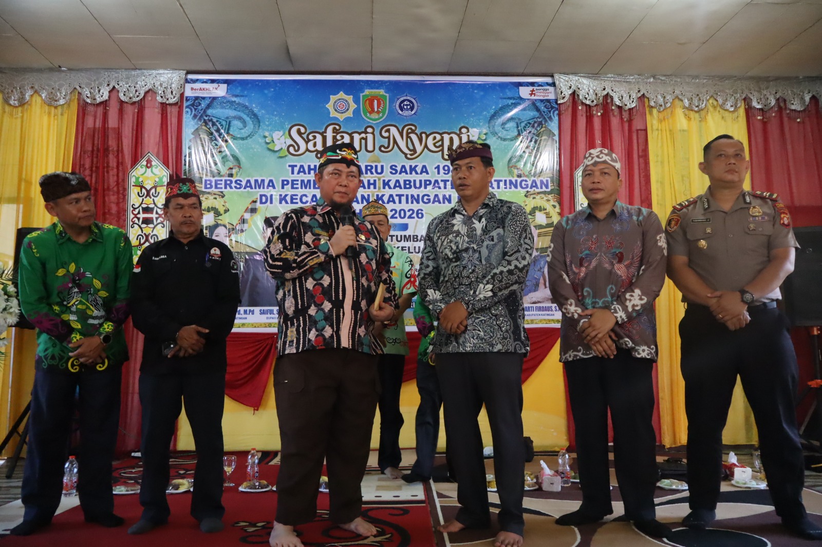 Bupati Katingan Ajak Perkuat Kerukunan dan Kepedulian Lingkungan dalam Safari Nyepi di Katingan Hulu