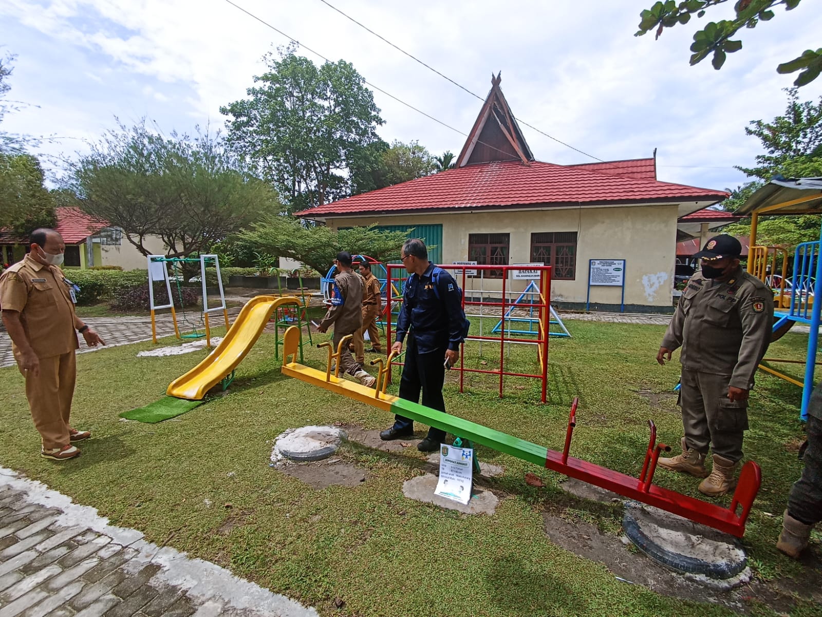 Peninjauan Taman Cerdas oleh Auditor KemenPPA RI