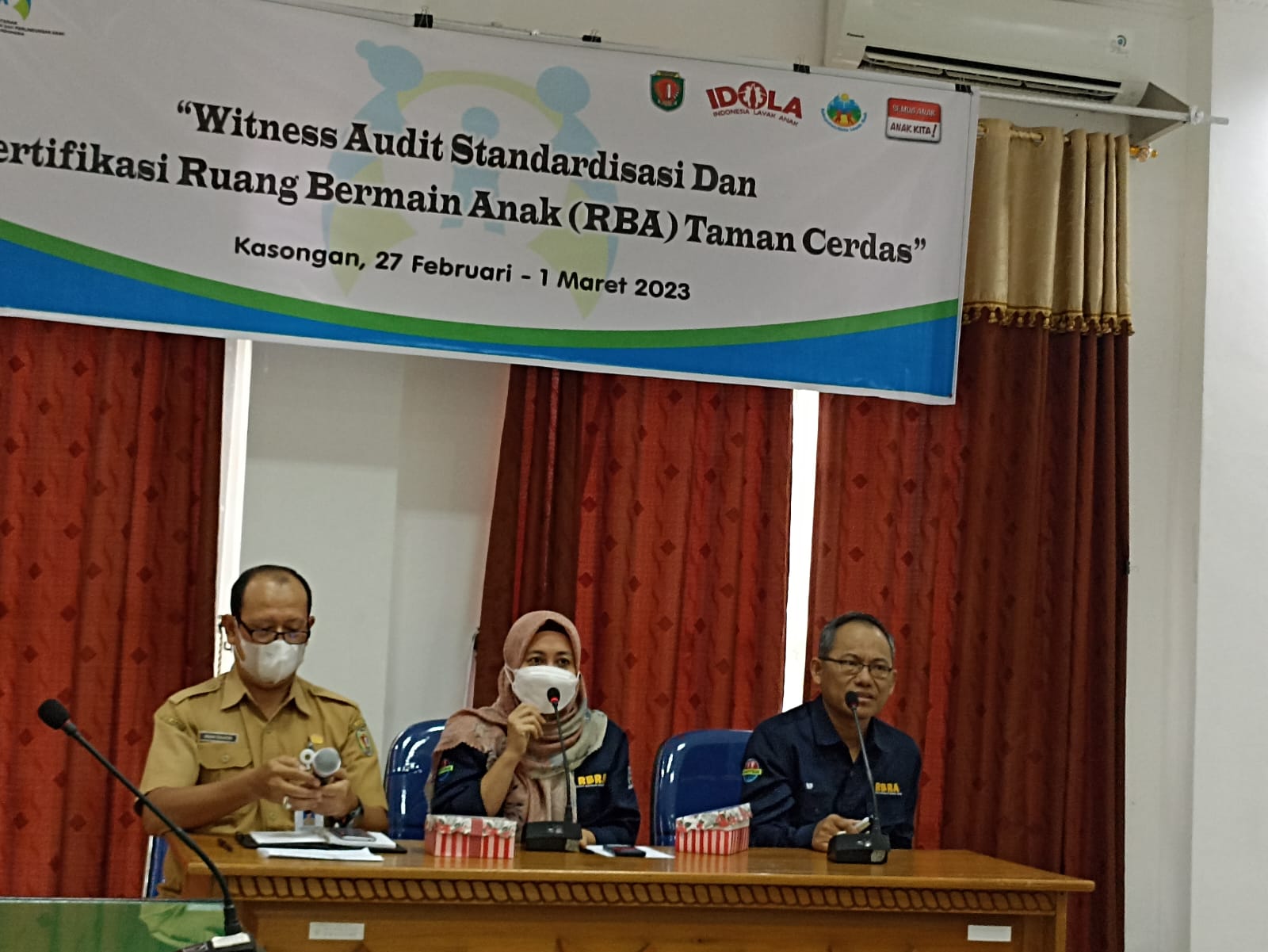 Rapat Koordinasi Pemeriksaan Ulang dalam Rangka Standarisasi dan Sertifikasi Ruang Bermain Anak (RBA) Taman Cerdas Kabupaten Layak Anak Kabupaten Katingan