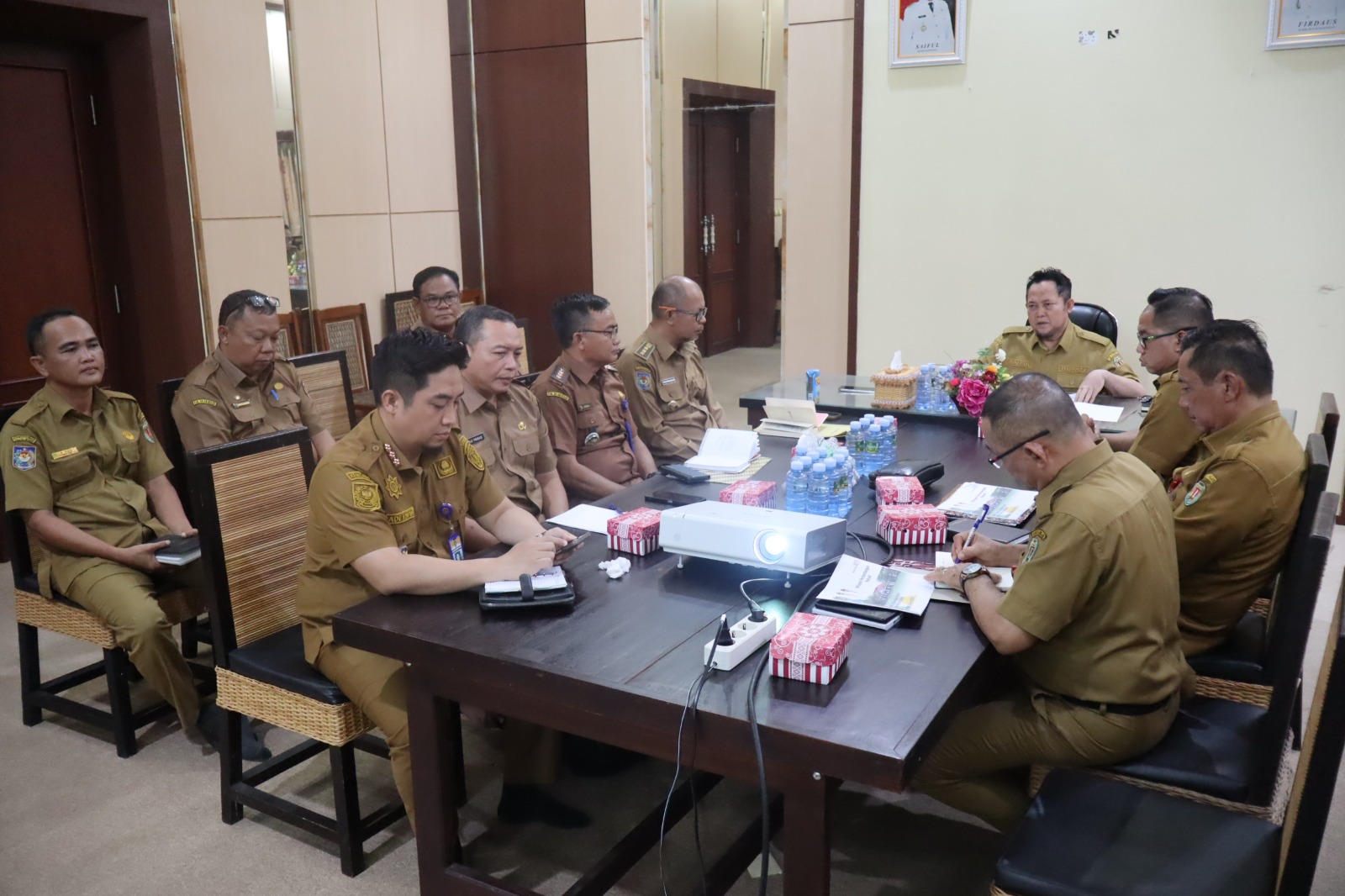 Bupati Saiful Pimpin Rapat pembahasan usulan Wilayah Pertambangan Rakyat
