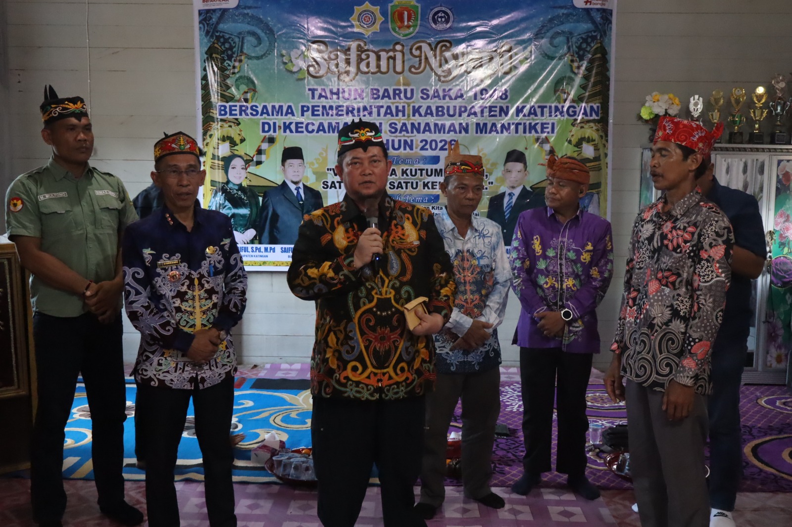 Safari Dharma Santi di Sanaman Mantikei, Bupati Saiful Soroti Kerukunan Umat Beragama