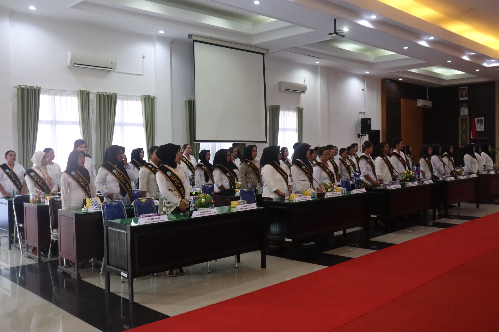 Bunda Paud Desa dan Kelurahan yang di Kukuhkan