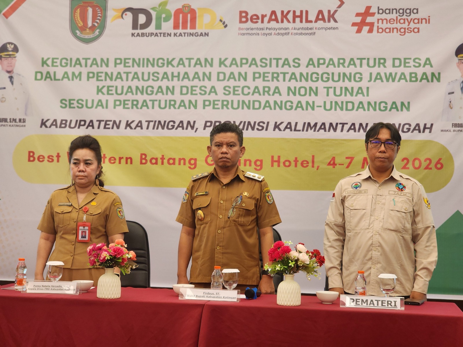 Dorong Akuntabilitas Desa, Pemkab Katingan Perkuat Sistem Keuangan Non Tunai