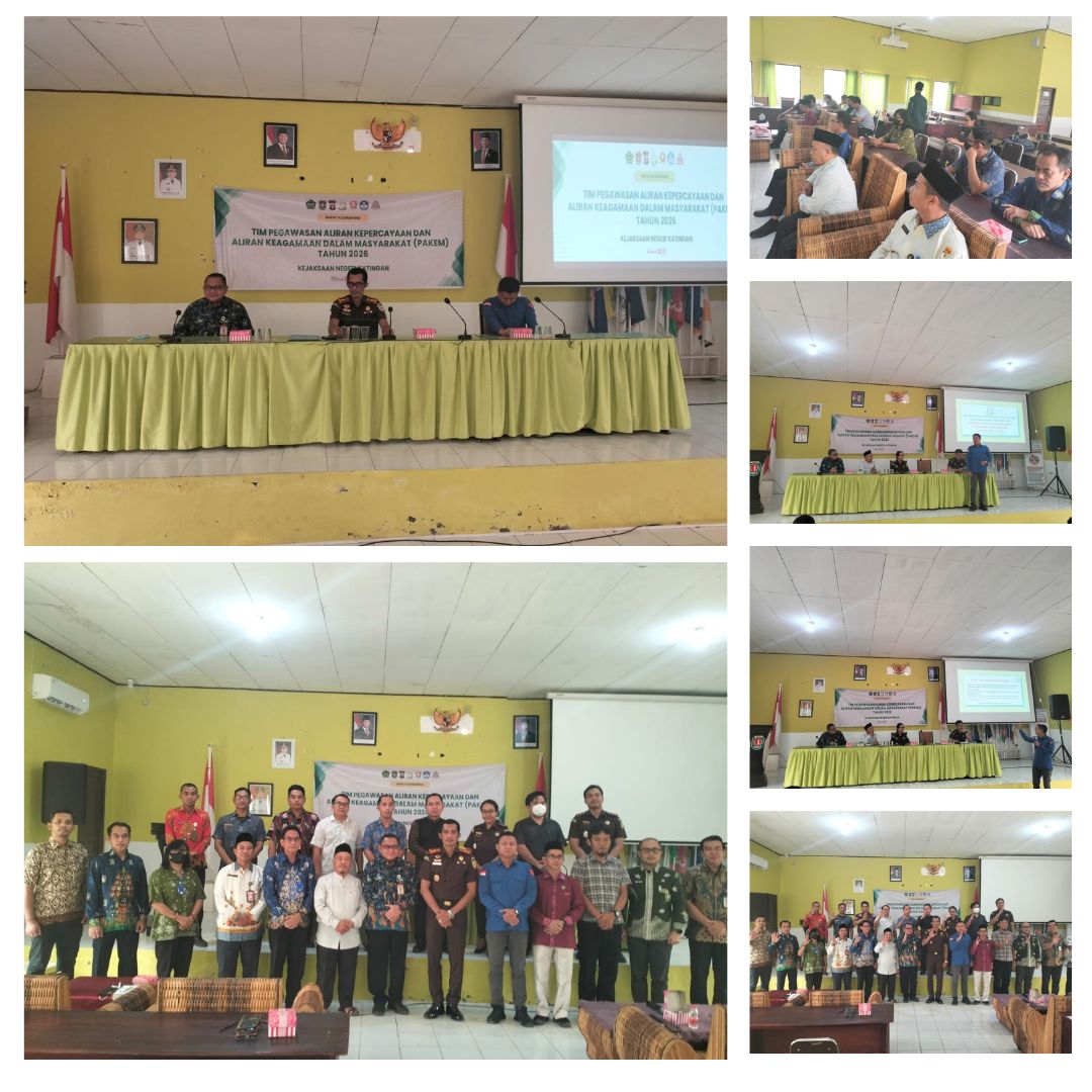 Perkuat Sinergi dan Deteksi Dini, Tim PAKEM Katingan Gelar Rapat Koordinasi