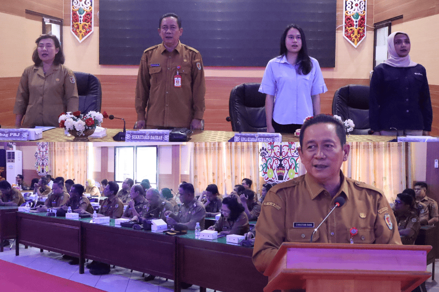 Sekda Katingan Resmi Buka Kegiatan Kepatuhan Jasa Konstruksi Bersama BPJS Ketenagakerjaan