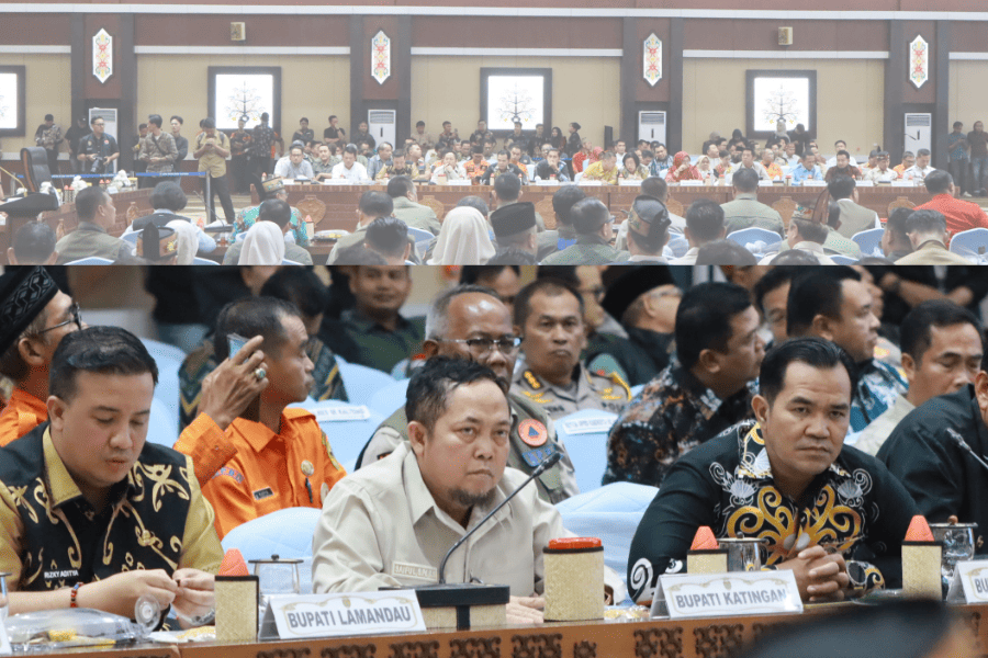 Pemkab Katingan Perkuat Kesiapsiagaan Karhutla, Bupati Katingan Saiful Hadiri Rakor BNPB Bersama Gubernur Kalteng dan Kepala BNPB