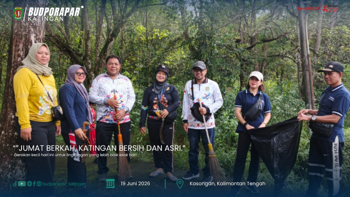 ASN Disbudporapar Katingan Ikuti Gerakan Katingan Beriman, Perkuat Integritas dalam Pelayanan Publik