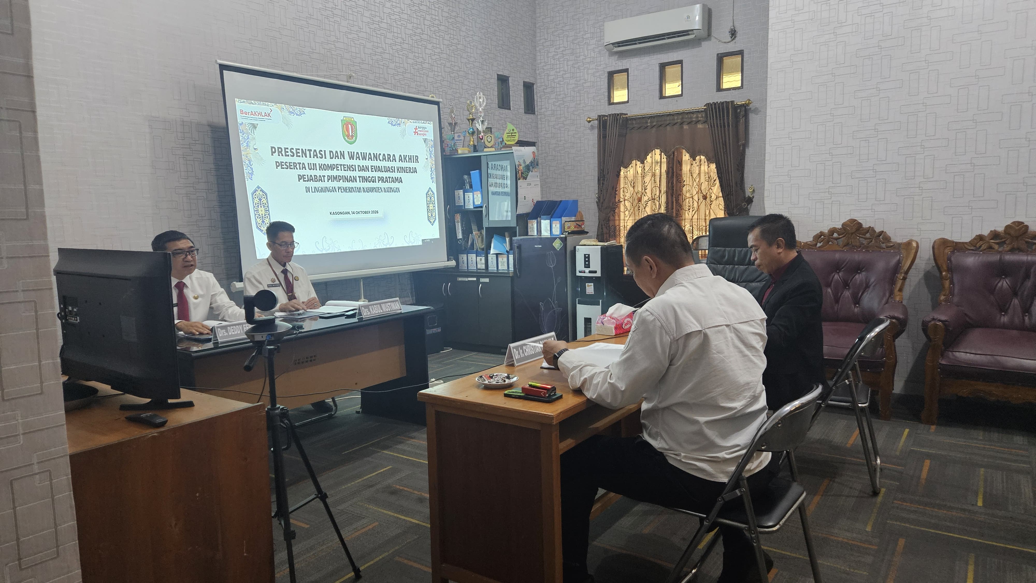 Pemkab Katingan Gelar Presentasi dan Wawancara Akhir Uji Kompetensi dan Evaluasi Kinerja PPT Pratama