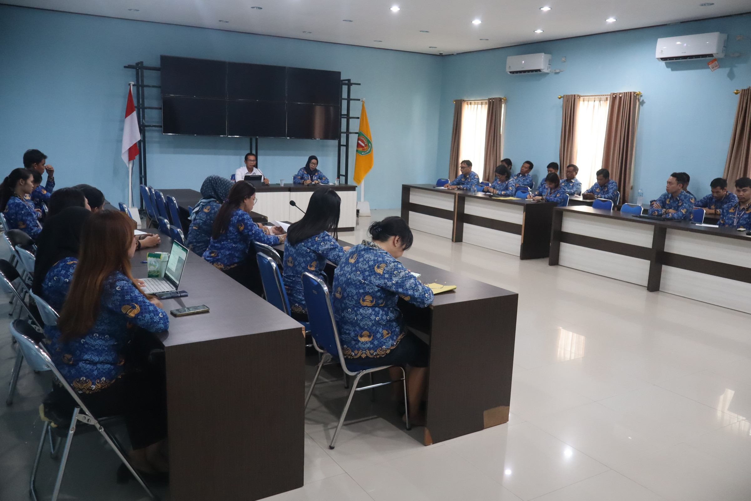 Perkuat Kinerja dan Peran Digitalisasi, Kadis Kominfo Katingan Pimpin Rapat Staf Bulanan