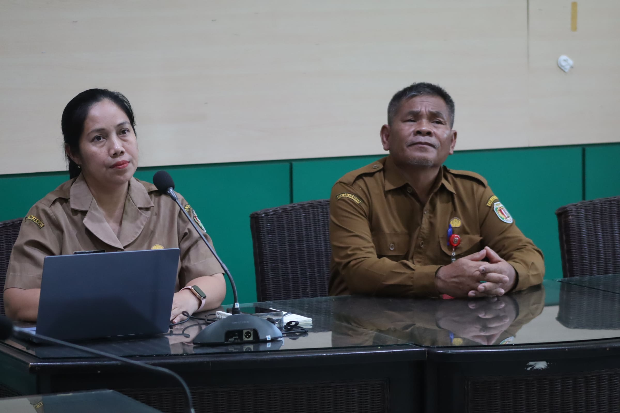 Pemkab Katingan Ikuti Rakor Peningkatan Nilai Hasil Pengawasan Kearsipan