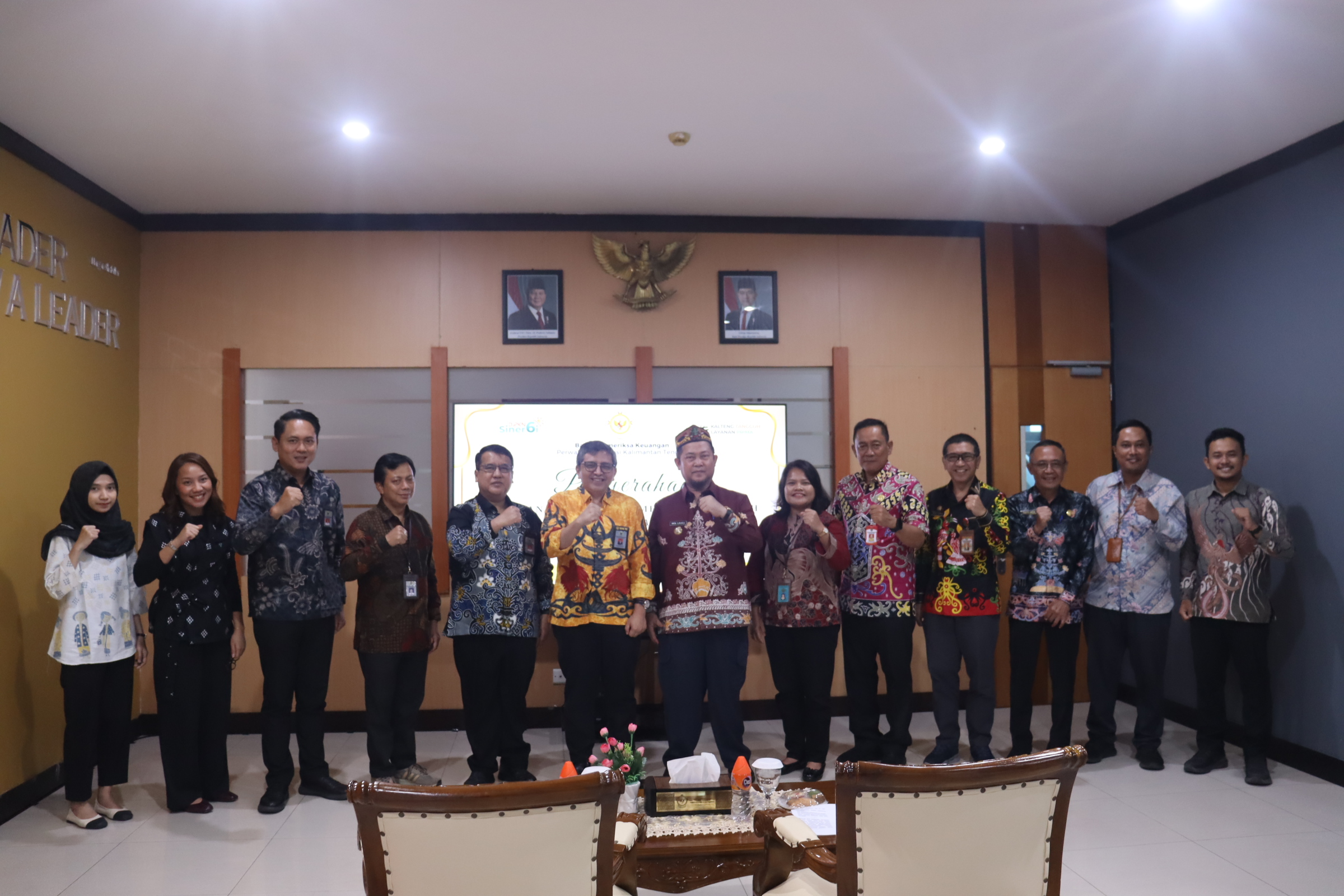 Bupati Katingan Hadiri Penyerahan LKPD Tahun 2025 di BPK Perwakilan Kalteng