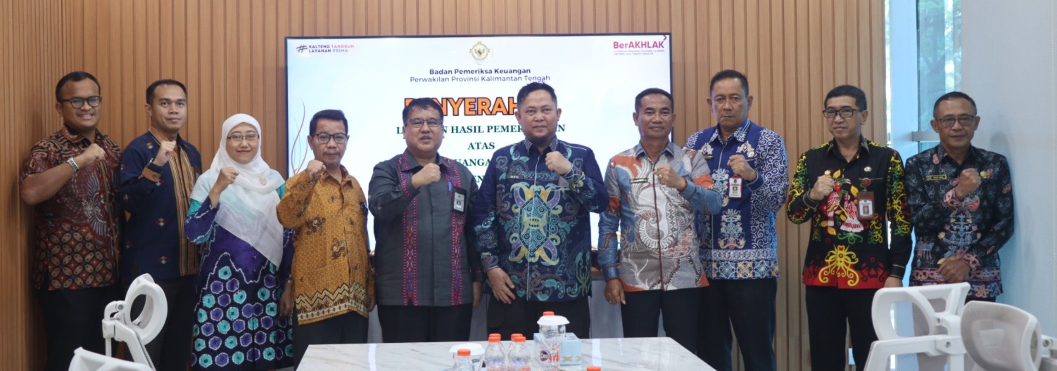 BUPATI KATINGAN DAN KETUA DPRD TERIMA LAPORAN HASIL PEMERIKSAAN LKPD TAHUN 2024 DARI BPK RI PERWAKILAN PROVINSI KALIMANTAN TENGAH