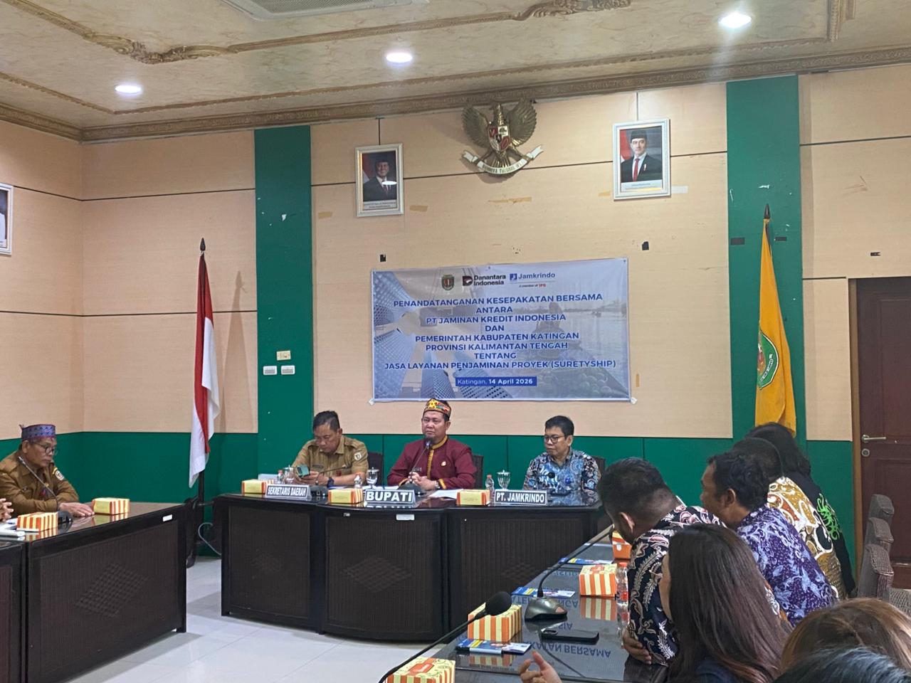 Lewat Kerjasama Jamkrindo, Pemkab Katingan Perkuat Mitigasi Risiko Pengadaan Barang dan Jasa