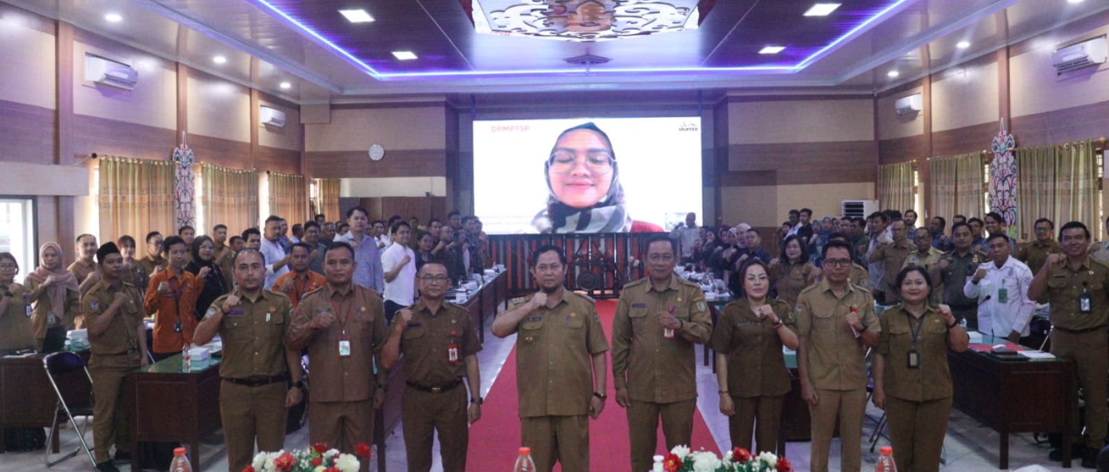 BUPATI KATINGAN RESMI BUKA SOSIALISASI PENGAWASAN PERIZINAN BERUSAHA BERBASIS RISIKO