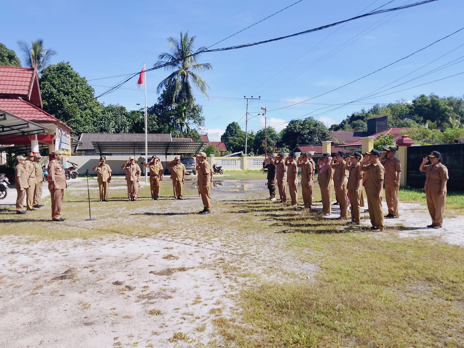 Apel Pagi ASN Kecamatan Katingan Hilir Tegaskan Disiplin dan Penerapan WFH Setiap Jumat