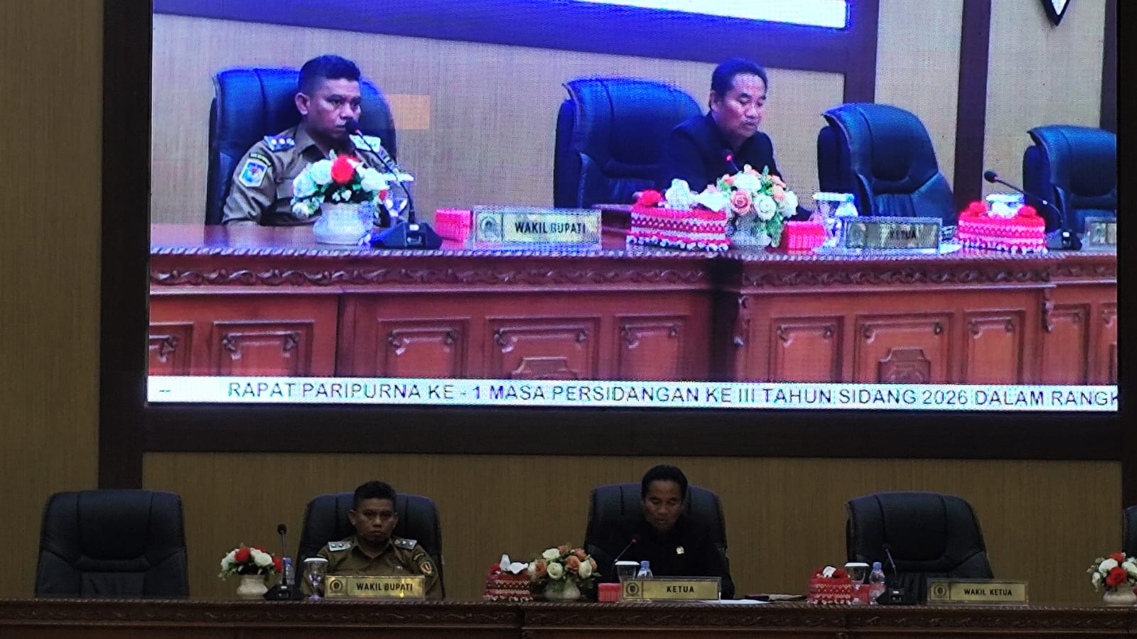 WABUP HADIRI SIDANG PARIPURNA KE -10 DPRD KATNGAN TENTANG HASIL RESES TAHUN 2026