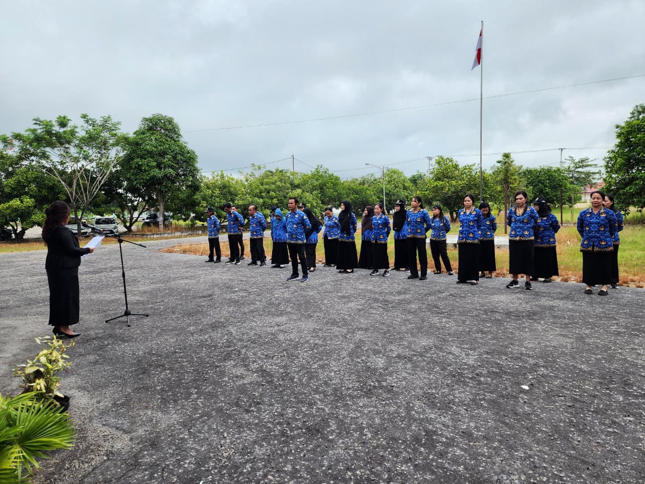 DPMD Kabupaten Katingan Gelar Upacara Peringatan Hari Lahir Pancasila 2026 dan Pelepasan ASN Purna Tugas