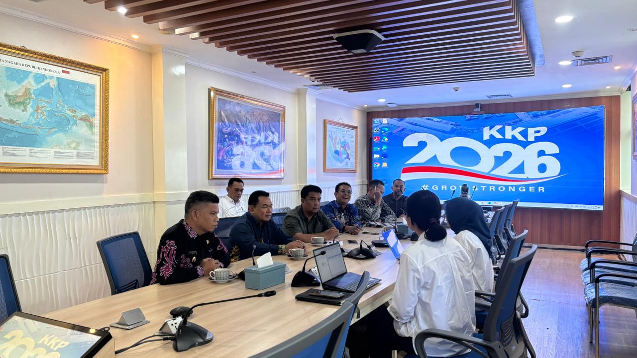 Wakil Bupati Katingan Bahas Program Kampung Nelayan Merah Putih Bersama KKP RI
