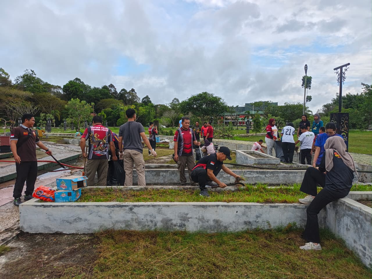 Sekda Katingan Pimpin Gerakan Katingan BERIMAN 2026, Wujudkan Lingkungan Bersih, Indah dan Nyaman