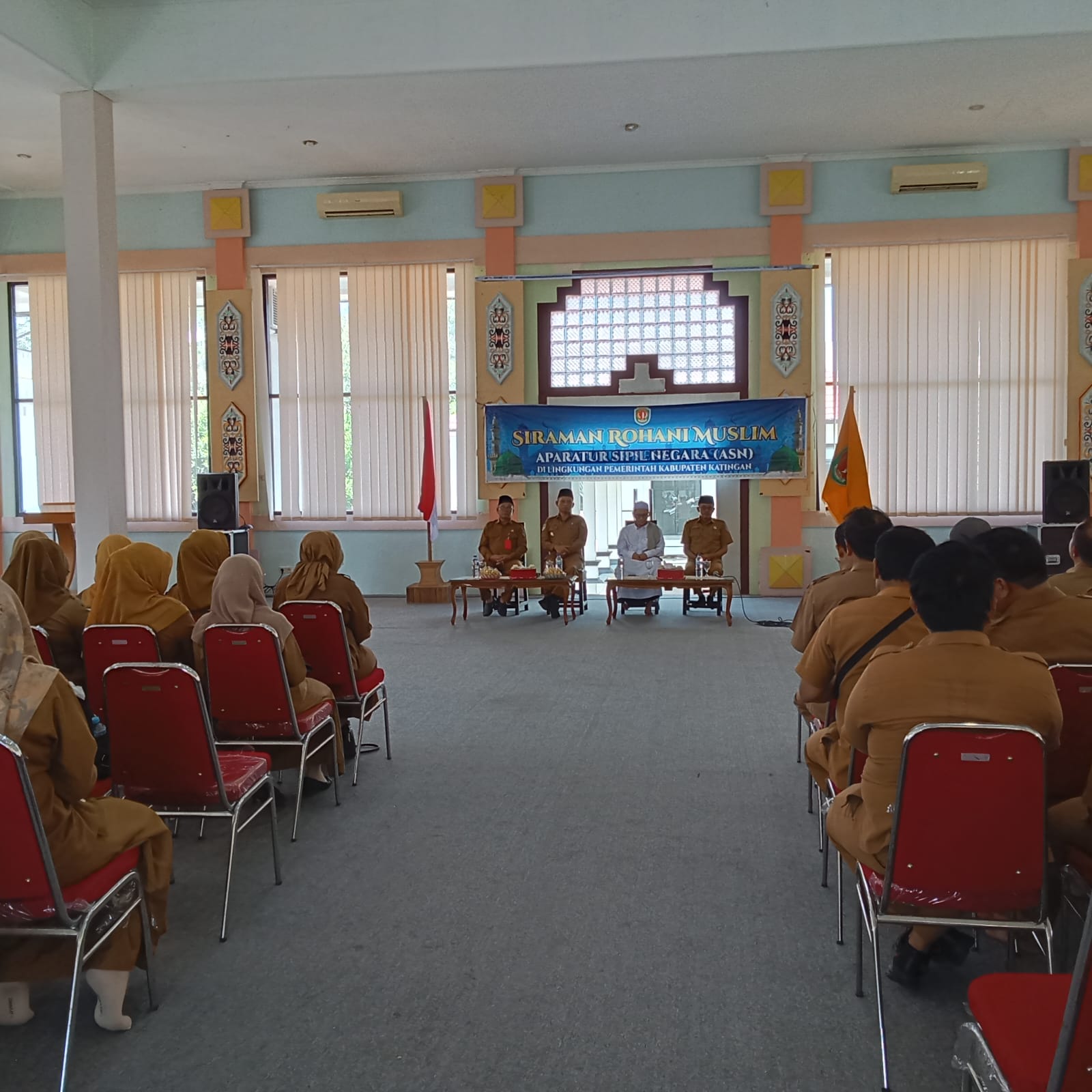Wakil Bupati Katingan Ikuti Siraman Rohani Muslim ASN di Lingkungan Pemkab Katingan