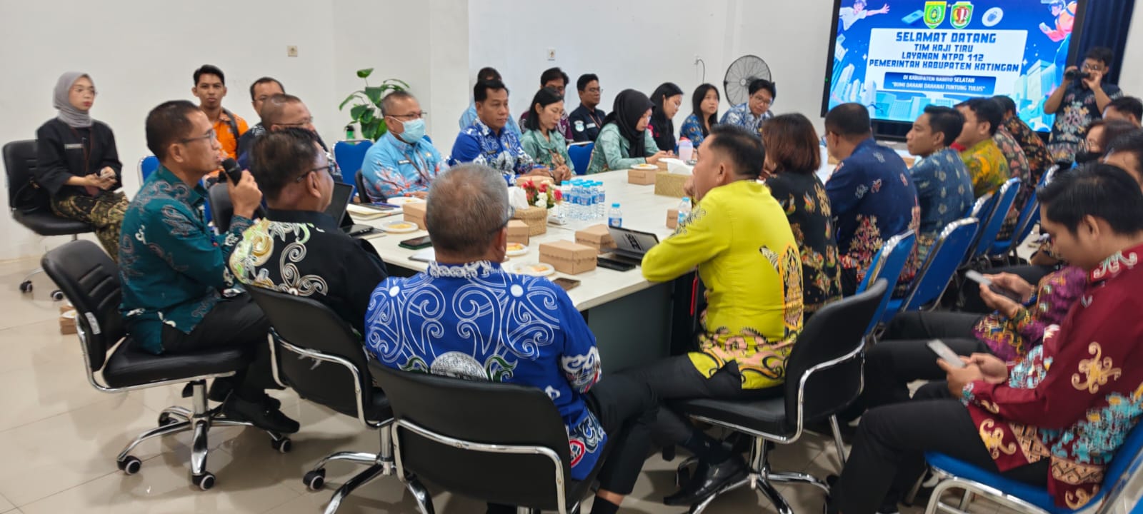 Pemkab Katingan Percepat Implementasi Layanan Darurat 112, Diskominfostandi Lakukan Kaji Tiru ke Kabupaten Barito Selatan