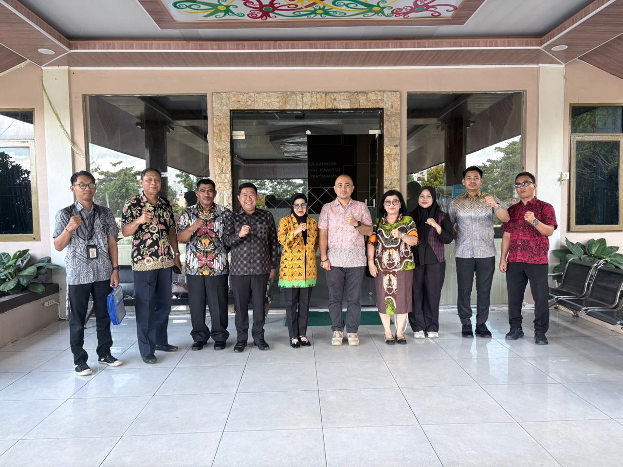 Bangun Kolaborasi Daerah, Disperkimtan Katingan Sambut Kunjungan Komisi IV DPRD Kotawaringin Timur