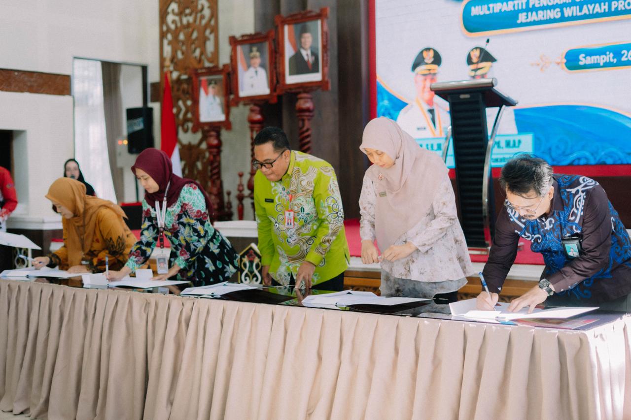 RSUD Mas Amsyar Kasongan Hadiri Penandatanganan PKS Pengampuan Layanan Jantung dan Kick-off Aplikasi Sipenyang